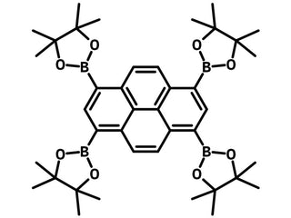 Chemical structure of 1,3,6,8-tetrakis(4,4,5,5-tetramethyl-1,3,2-dioxaborolan-2-yl)pyrene