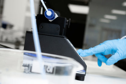 Dual Syringe Pump in use