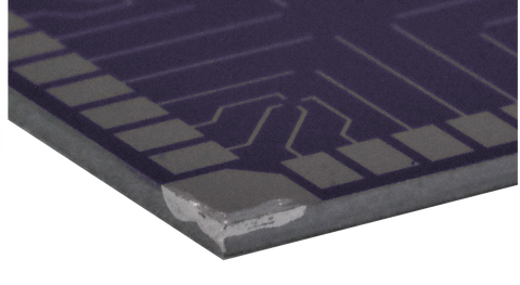 2D material FET test chip gate connection