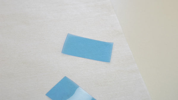 Exfoliation Step 1 - cut the tape into small pieces