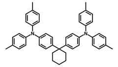 Chemical structure of TAPC